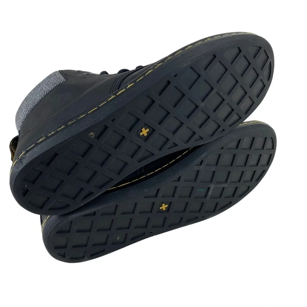 Dr Martens Black Ankle Boots Booties Women’s Size 9 Lace Up - Picture 5 of 11